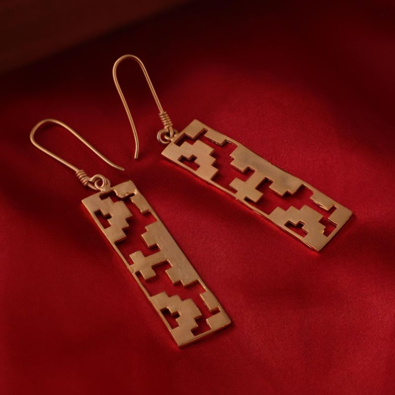 Scintillating Abstract Charm Earrings