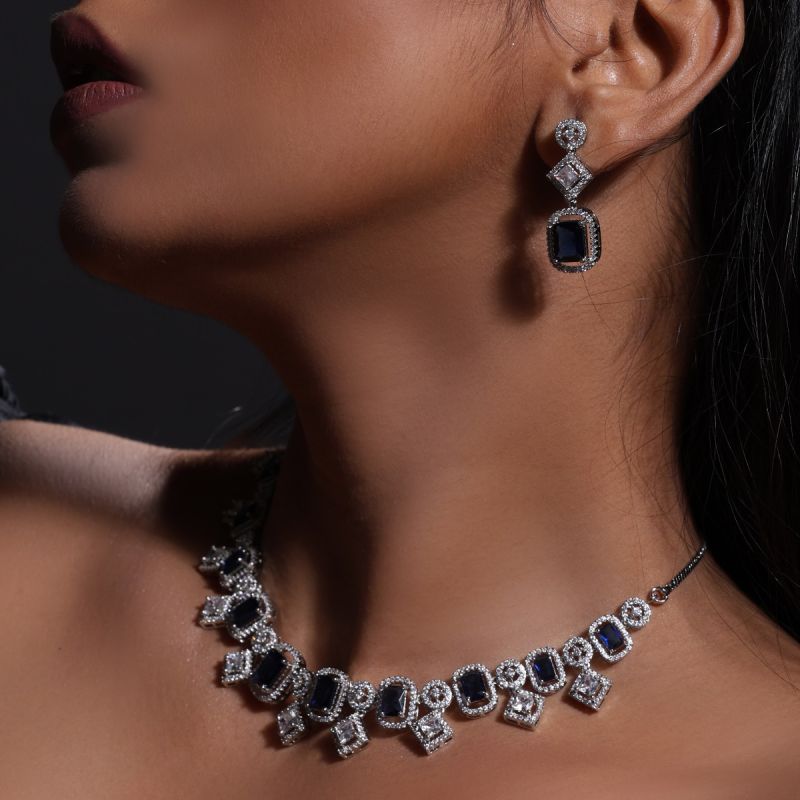 Aqua Aura Necklace Set