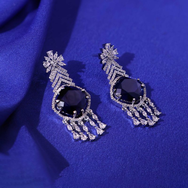 Midnight Dazzle Danglers