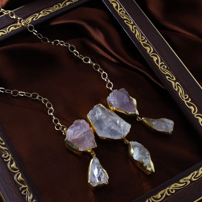 Abstract Appeal Shiny Necklace