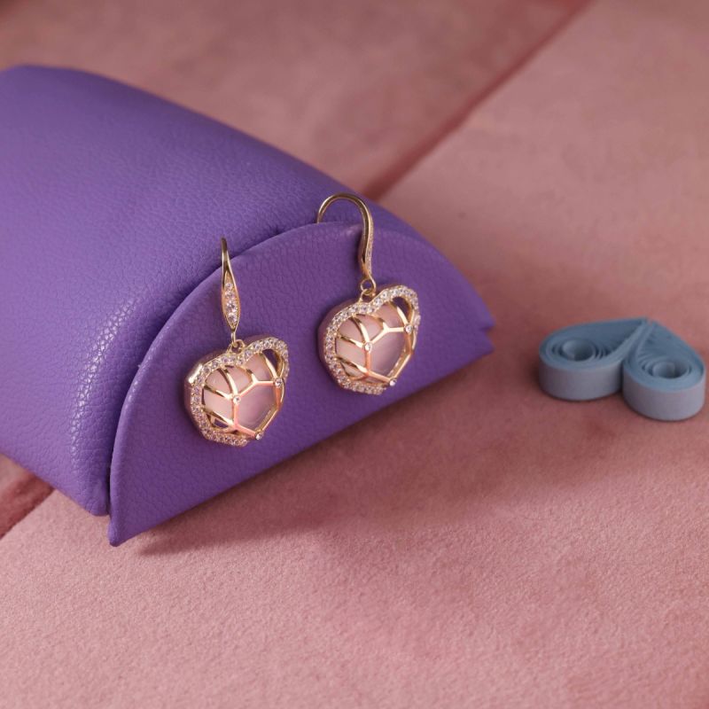 Sisterhood Love Silver Hook Earrings