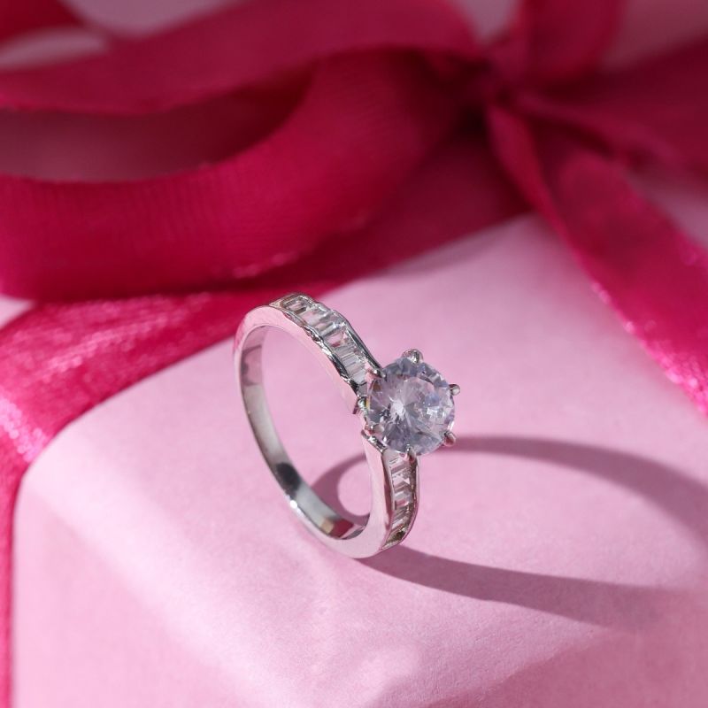 Lovable Adornment Silver Ring