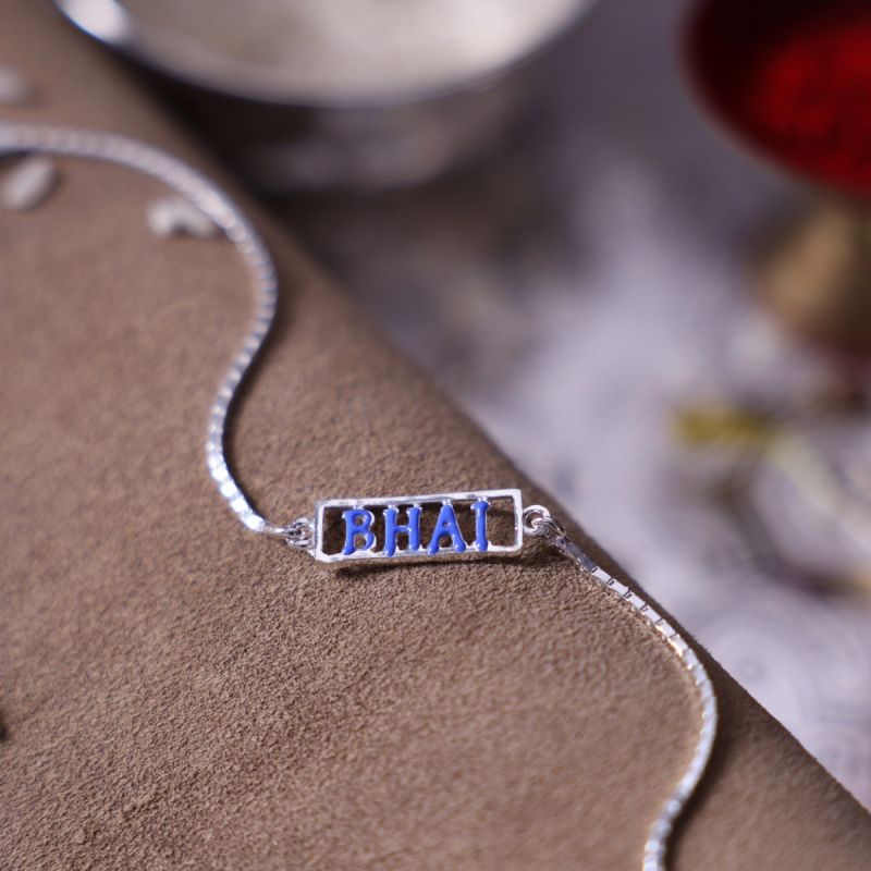 Thread of Affection Silver Rakhi