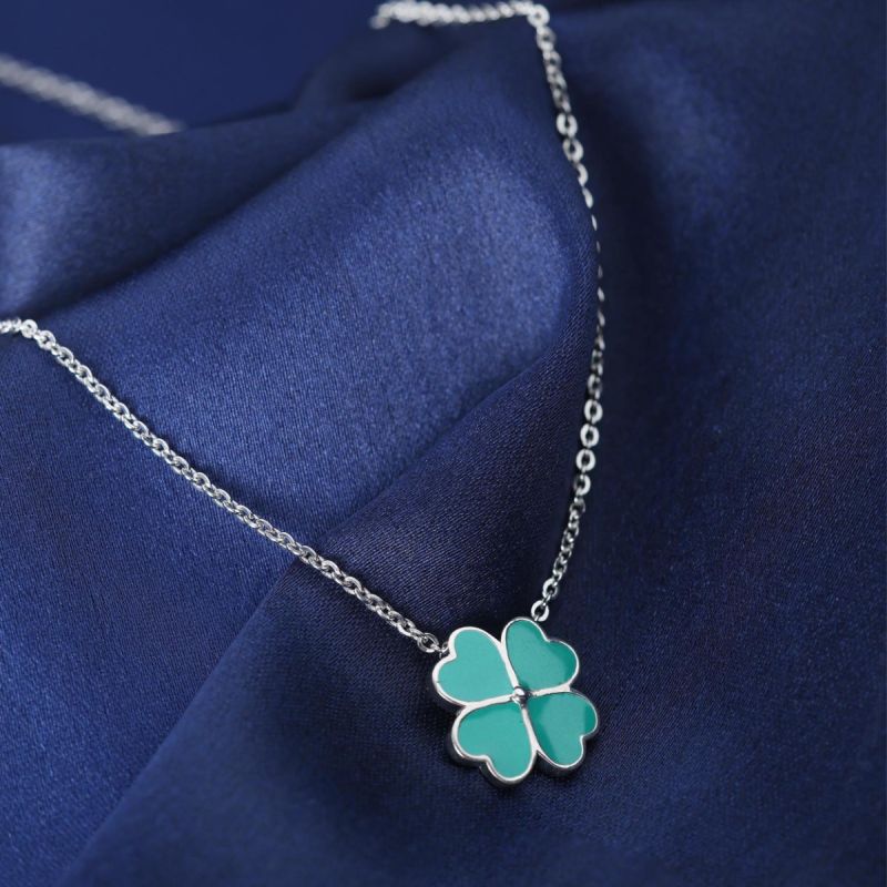Clover Charm Chain Pendant